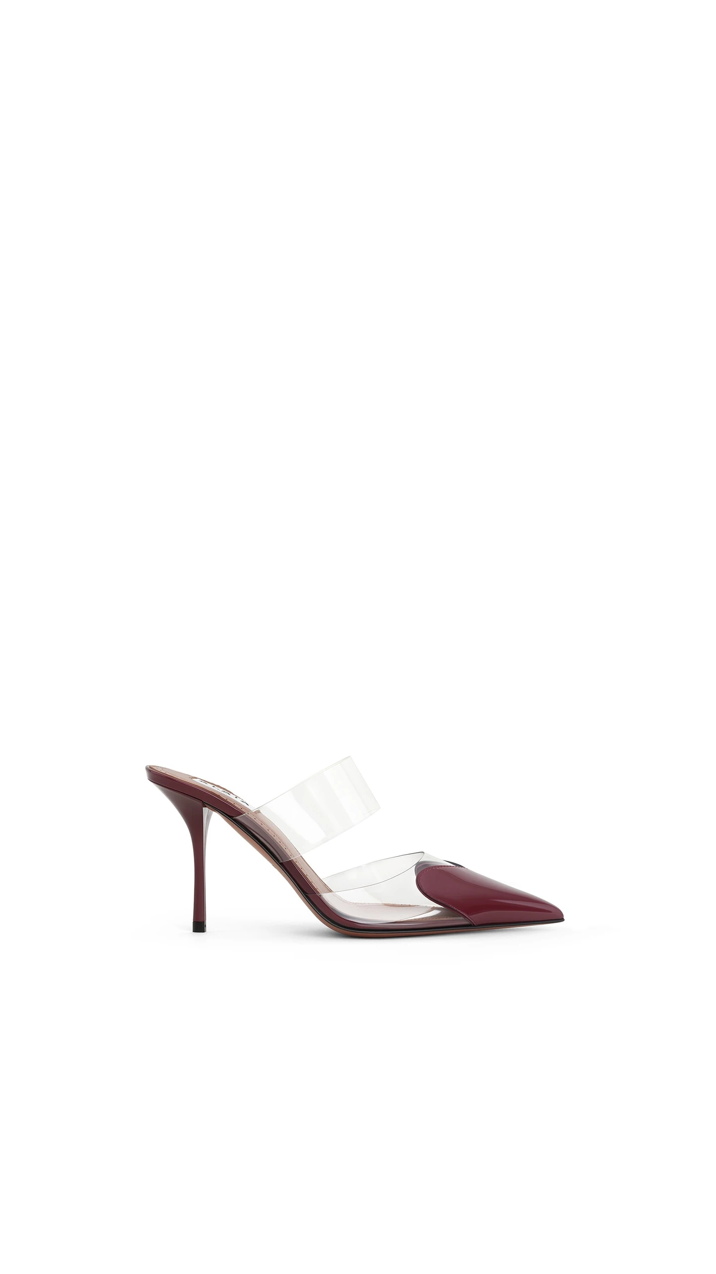 Alaia Le Coeur Mules in Patent Leather, Garnet Red Alaia Le Coeur Mules in Patent Leather, Garnet Red | Mules | Luxury Shoes