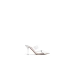 Alaia Le Coeur Mules in Patent Leather, Optical White | Mules | Luxury Shoes 