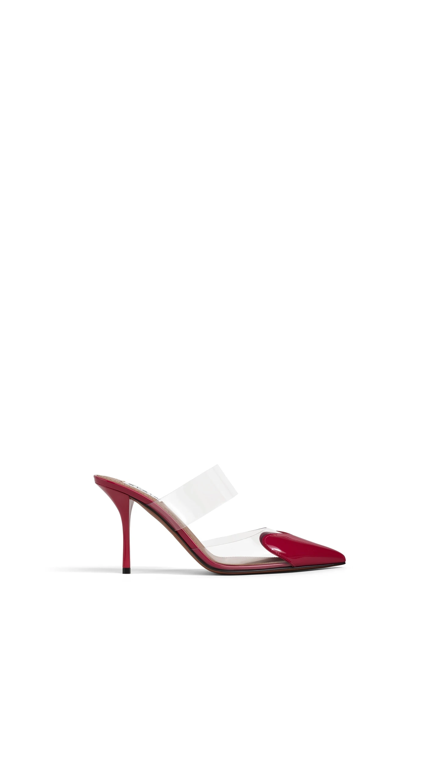 Alaia Le Coeur Mules in Patent Leather, Raspberry Alaia Le Coeur Mules in Patent Leather, Raspberry | Mules | Luxury Shoes