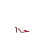 Alaia Le Coeur Mules in Patent Leather, Red | Mules | Luxury Shoes 