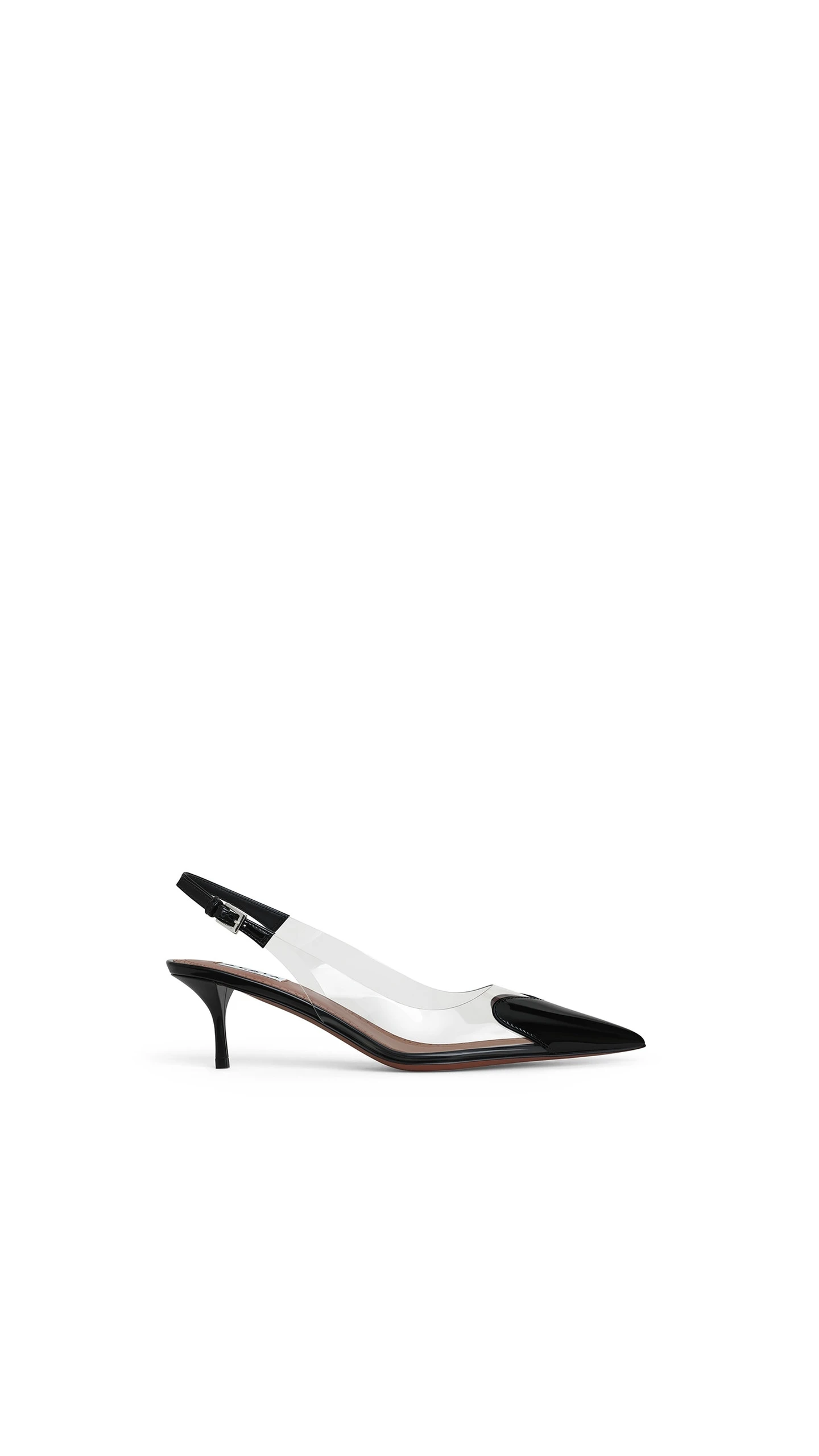Alaia Le Coeur Slingbacks 55 in Patent Leather, Black Alaia Le Coeur Slingbacks 55 in Patent Leather, Black | Heels | Luxury Shoes