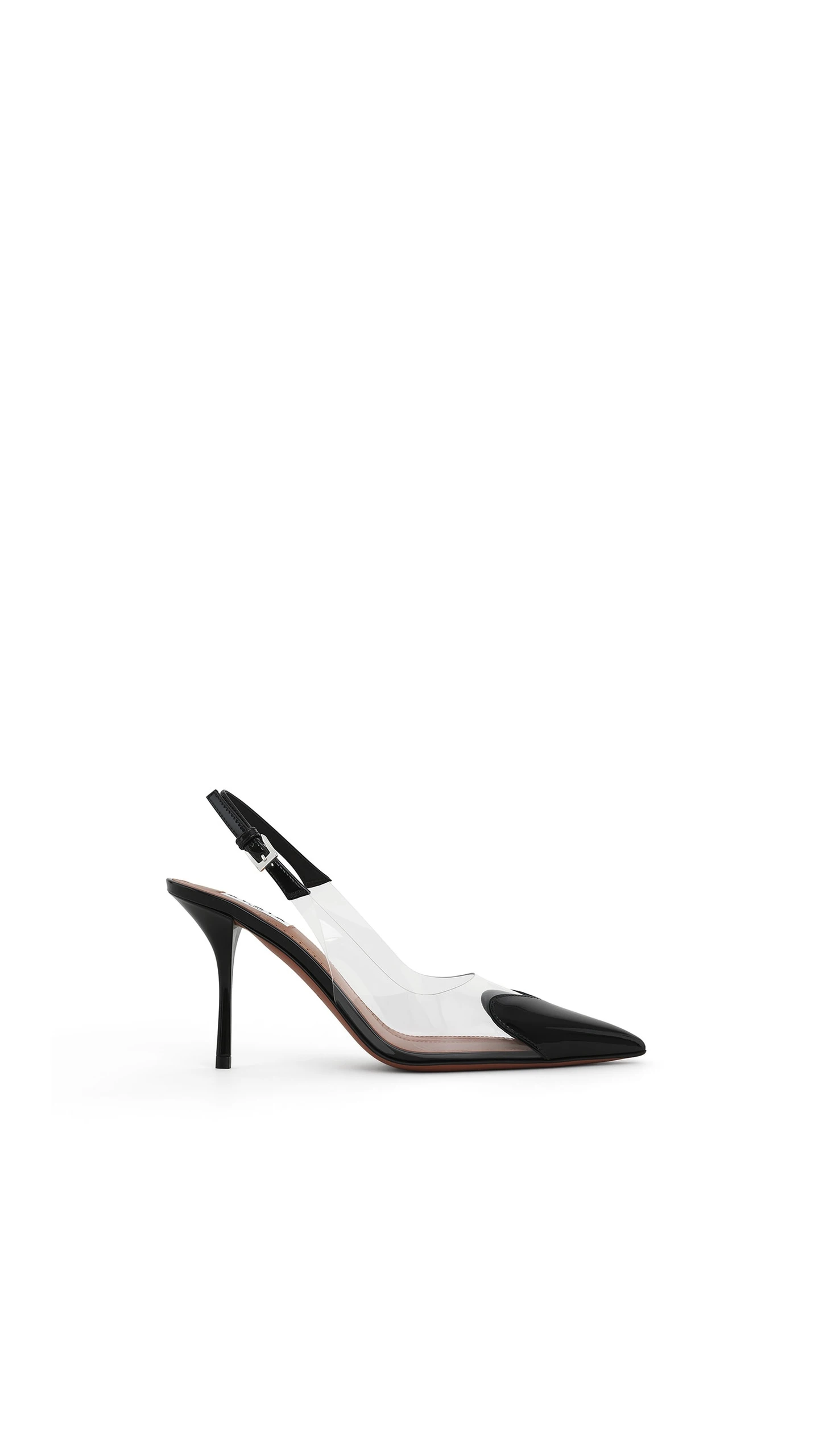 Alaia Le Coeur Slingbacks 90 in Patent Leather, Black Alaia Le Coeur Slingbacks 90 in Patent Leather, Black | Heels | Luxury Shoes