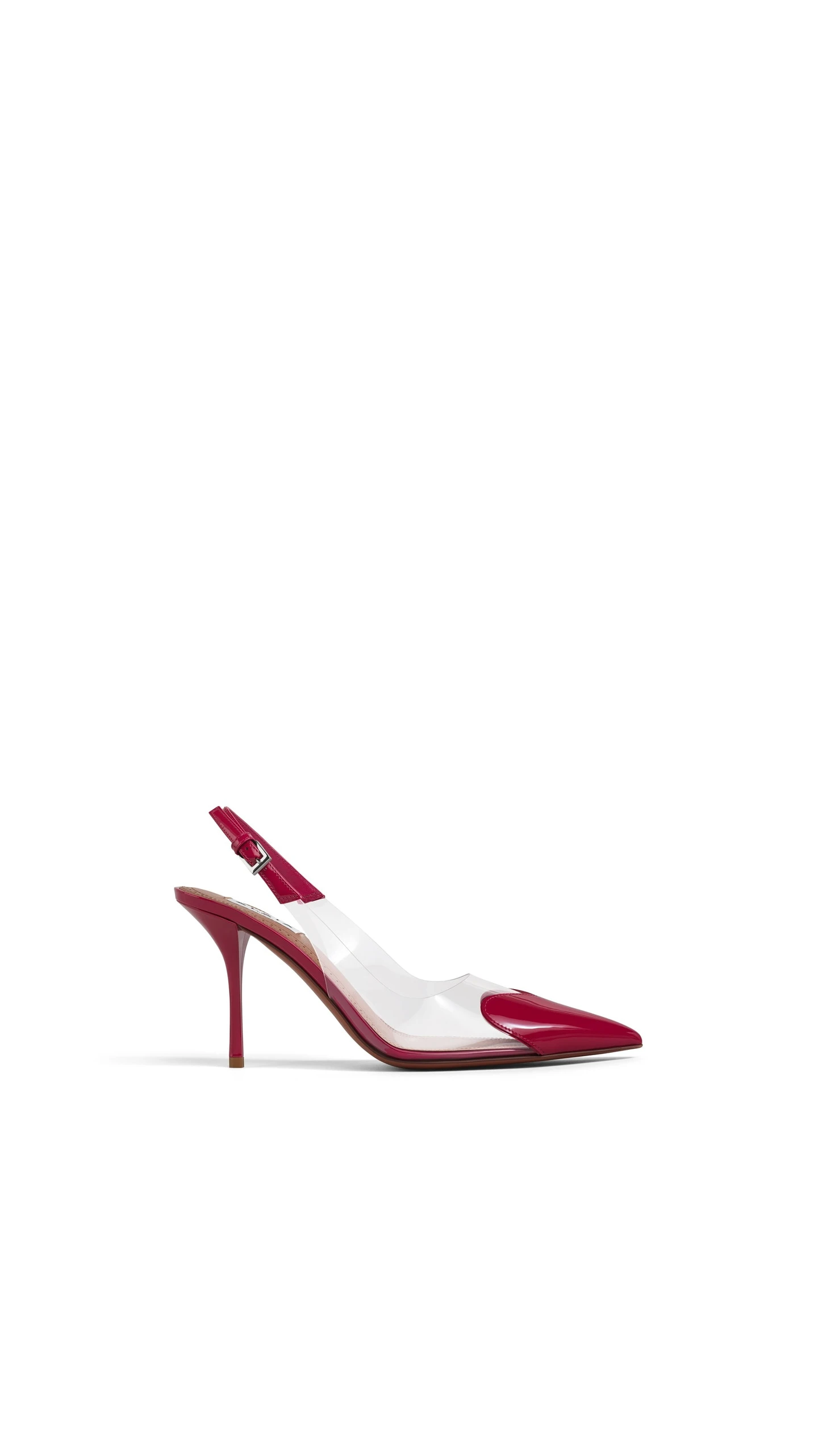 Alaia Le Coeur Slingbacks 90 in Patent Leather, Raspberry Alaia Le Coeur Slingbacks 90 in Patent Leather, Raspberry | Heels | Luxury Shoes