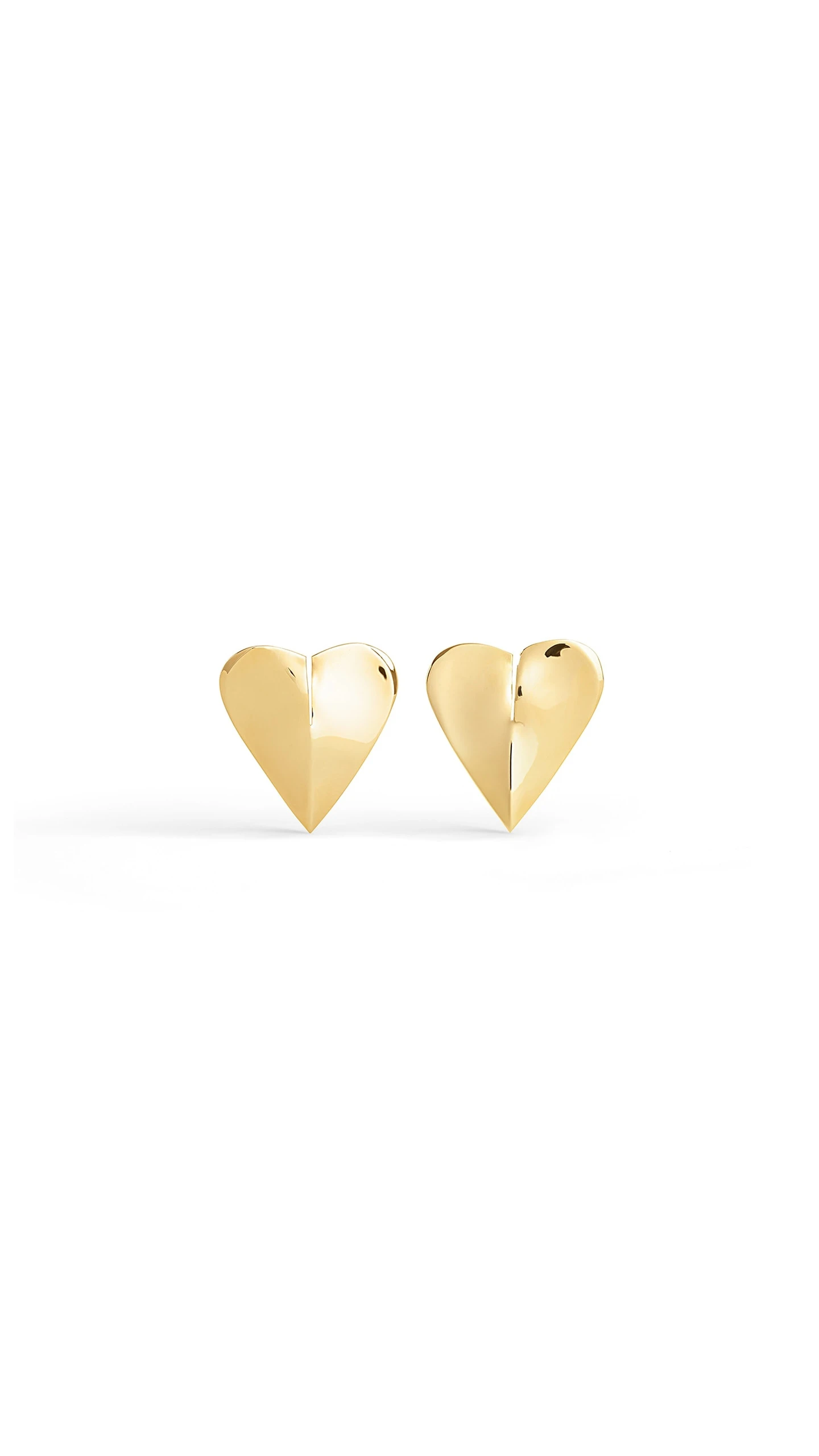 Alaia Le Coeur Torn Earrings in Gold Alaia Le Coeur Torn Earrings in Gold | Earrings | Luxury Shoes