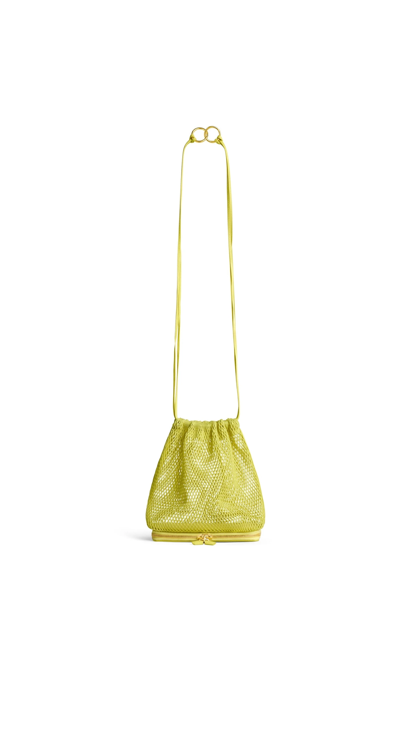 Alaia Le Pochon Bag in Fishnet, Lemon Yellow Alaia Le Pochon Bag in Fishnet, Lemon Yellow | Shoulder & Crossbody Bags | Luxury Shoes