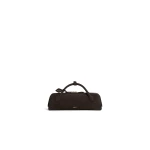 Alaia Le Teckel Clutch in Suede, Dark Brown | Clutch Bags | Luxury Shoes 