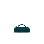 Alaia Le Teckel Clutch in Suede, Peacock Blue | Clutch Bags | Luxury Shoes 