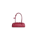Alaia Le Teckel Medium Bag in Calfskin, Carmine | Shoulder & Crossbody Bags | Luxury Shoes 