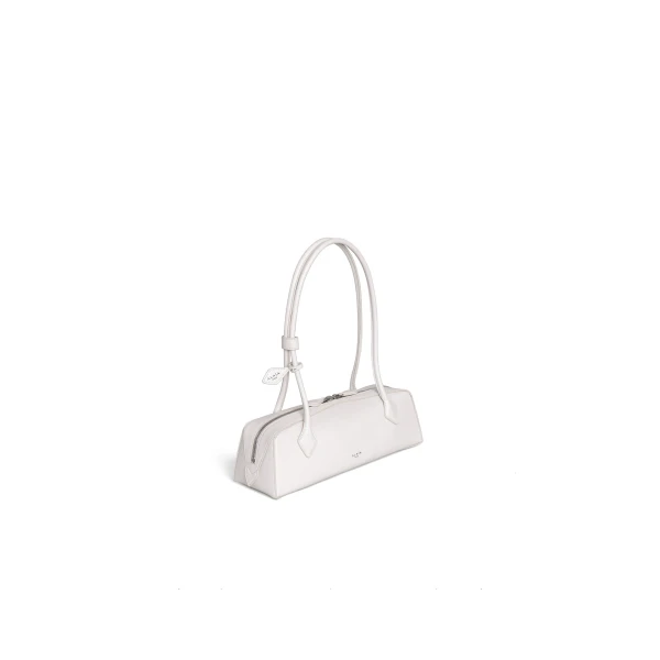 Alaia Le Teckel Medium Bag in Goatskin, Ivory | Shoulder & Crossbody Bags | Luxury Shoes 