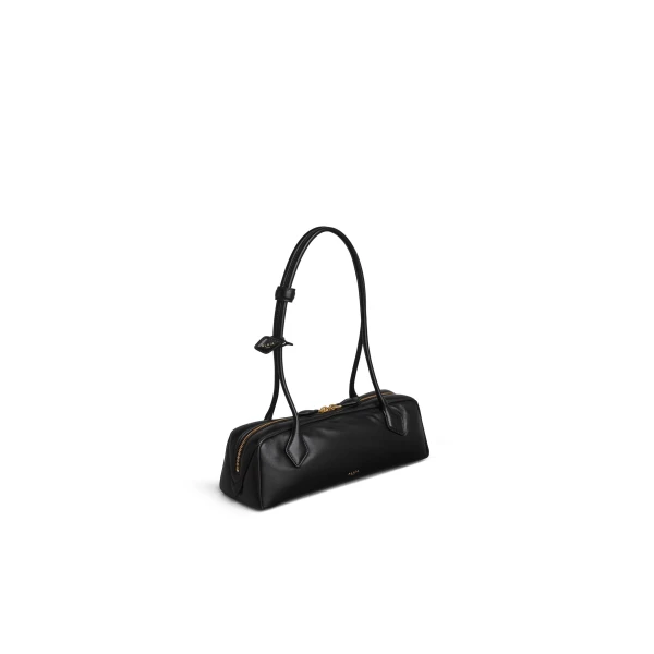 Alaia Le Teckel Medium Bag in Padded Leather, Black | Shoulder & Crossbody Bags | Luxury Shoes 