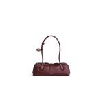 Alaia Le Teckel Medium Bag in Padded Leather, Garnet Red | Shoulder & Crossbody Bags | Luxury Shoes 