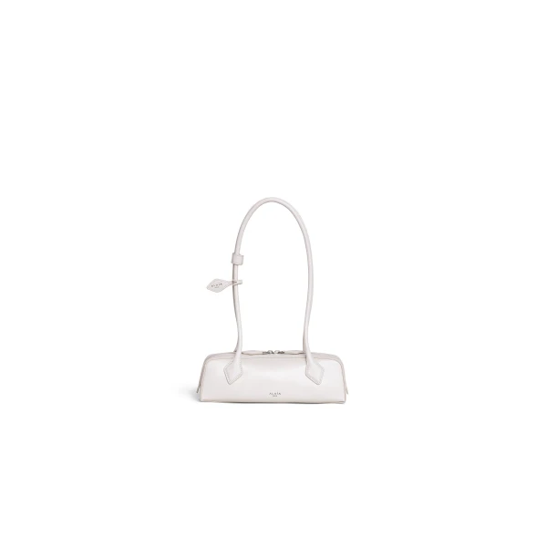 Le Teckel Small Bag in Leather, Ivory