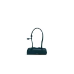 Alaia Le Teckel Small Bag in Leather, Peacock Blue | Shoulder & Crossbody Bags | Luxury Shoes 