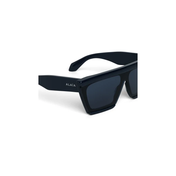 Alaia Mask Sunglasses in Blue | Sunglasses | Luxury Shoes 