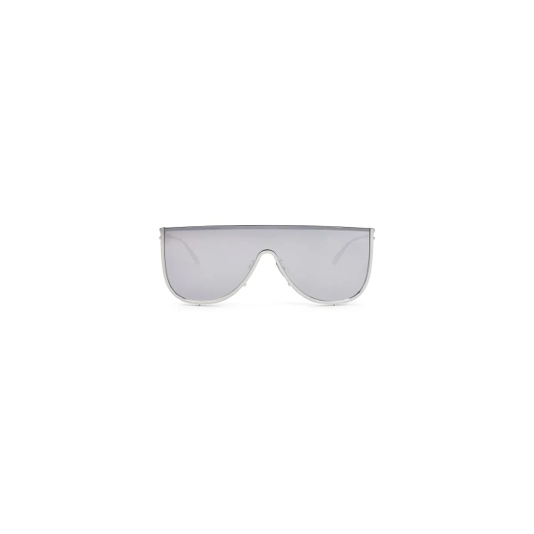 Mask Sunglasses in Metal, Silver