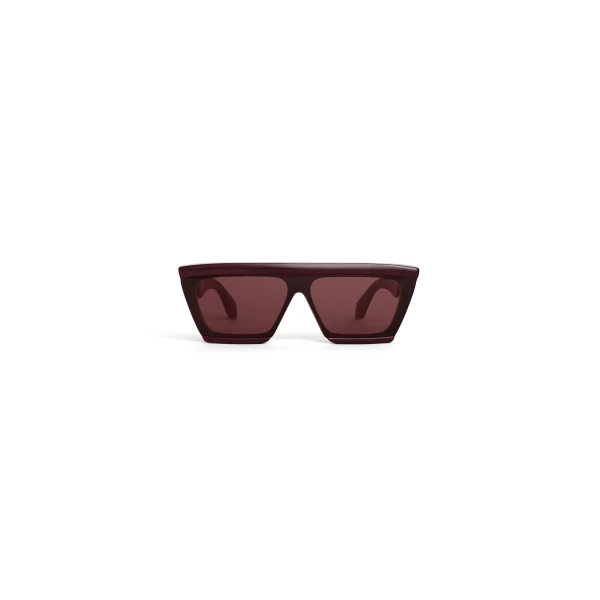 Alaia Mask Sunglasses in Red | Sunglasses | Luxury Shoes 