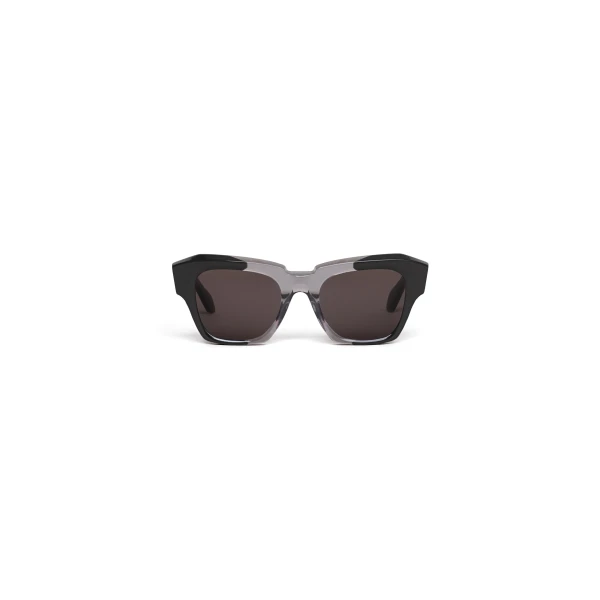 Melted Square Sunglasses in Black and Grey