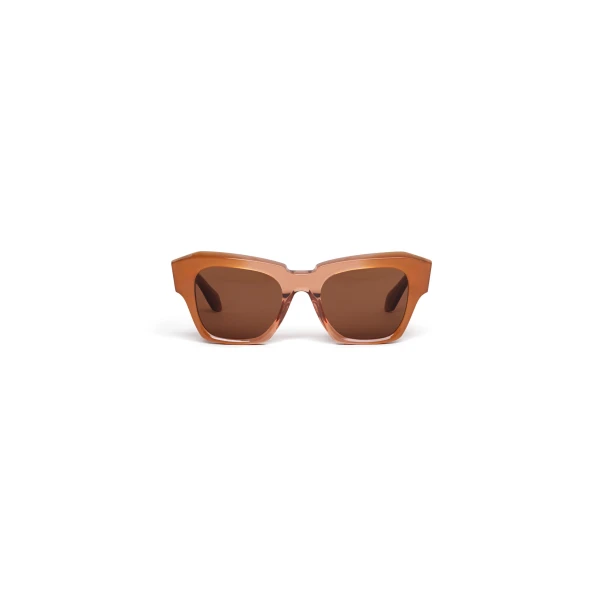 Melted Square Sunglasses in Chestnut