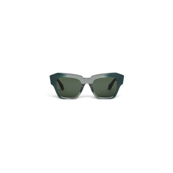 Melted Square Sunglasses in Green