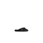 Alaia Mules in Merino Shearling, Black | Mules | Luxury Shoes 