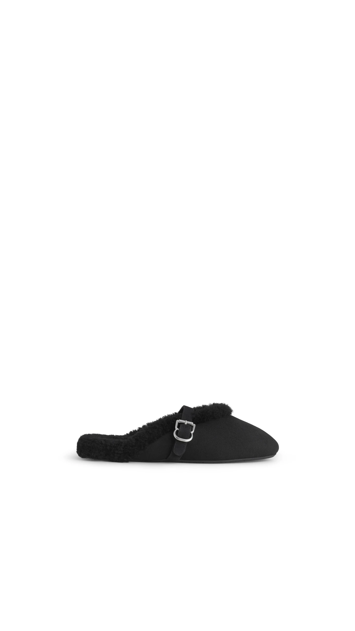 Alaia Mules in Merino Shearling, Black Alaia Mules in Merino Shearling, Black | Mules | Luxury Shoes