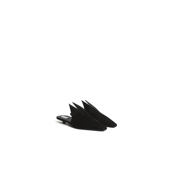 Alaia Mules in Suede, Black | Mules | Luxury Shoes 