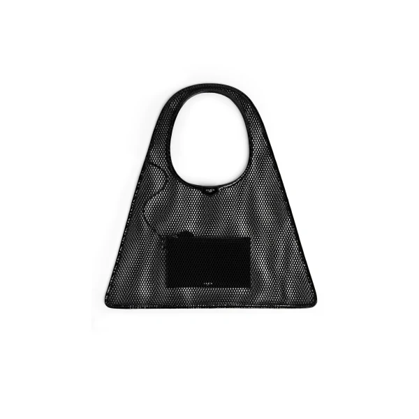 One Piece Hobo Bag in Fishnet, Black