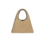 Alaia One Piece Hobo Bag in Paper Straw, Natural | Shoulder & Crossbody Bags | Luxury Shoes 