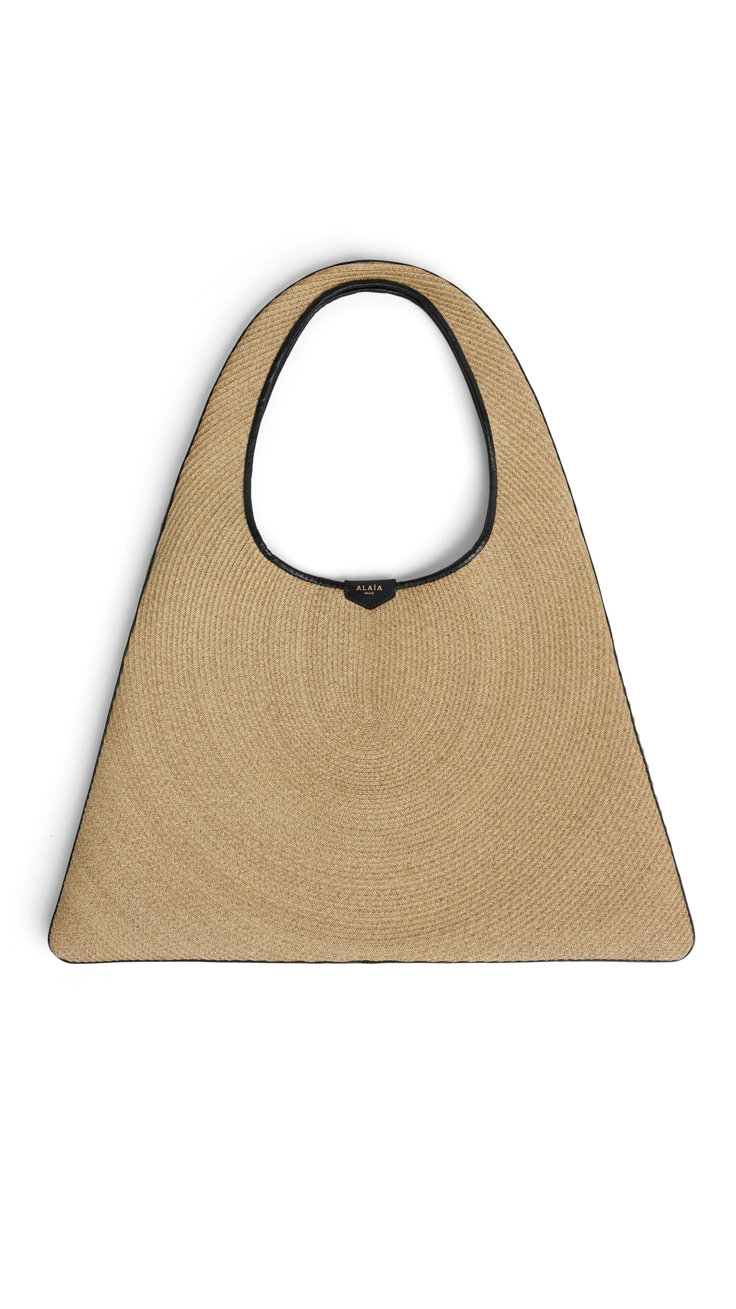 Alaia One Piece Hobo Bag in Paper Straw, Natural Alaia One Piece Hobo Bag in Paper Straw, Natural | Shoulder & Crossbody Bags | Luxury Shoes