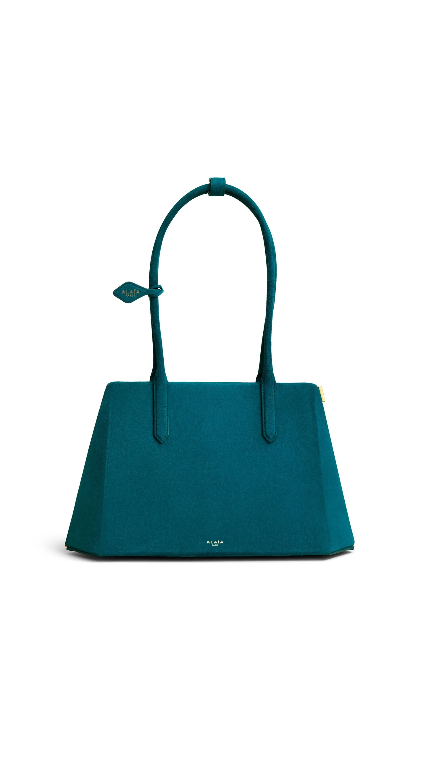 Alaia Prisme Bag in Suede, China Blue Alaia Prisme Bag in Suede, China Blue | Shoulder & Crossbody Bags | Luxury Shoes