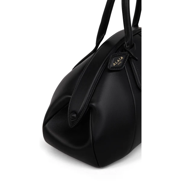 Alaia Purse Top Handle Bag in Calfskin, Black | Totes & Top-Handle Bags | Luxury Shoes 