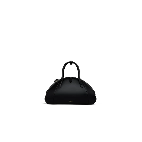 Purse Top Handle Bag in Calfskin, Black