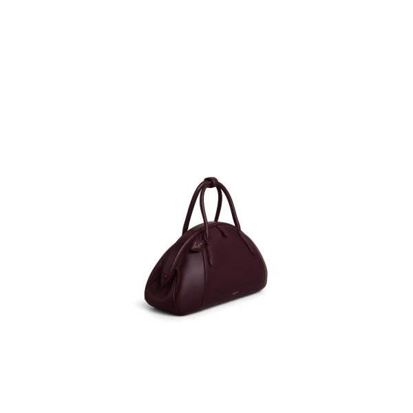 Alaia Purse Top Handle Bag in Calfskin, Bordeaux | Totes & Top-Handle Bags | Luxury Shoes 