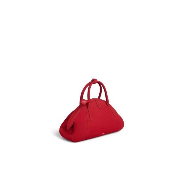 Alaia Purse Top Handle Bag in Nubuck, Bright Red | Totes & Top-Handle Bags | Luxury Shoes 