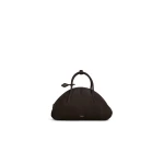 Alaia Purse Top Handle Bag in Nubuck, Dark Brown | Totes & Top-Handle Bags | Luxury Shoes 