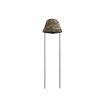 Alaia Raffia Hat in Natural and Black | Hats | Luxury Shoes 