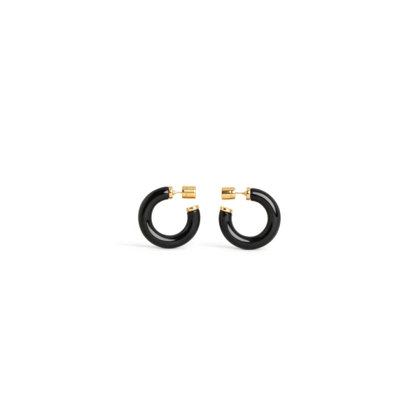 Ray Hoops in Gold and Black