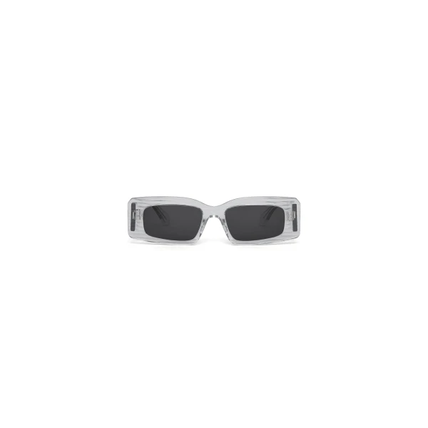 Rectangular Sunglasses in Crystal