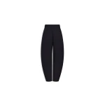 Alaia Round Tailored Pants in Black | Tailored pants | Luxury Shoes 