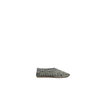 Alaia Slippers Vienne in Velvet Calfskin, Khaki | Flats | Luxury Shoes 