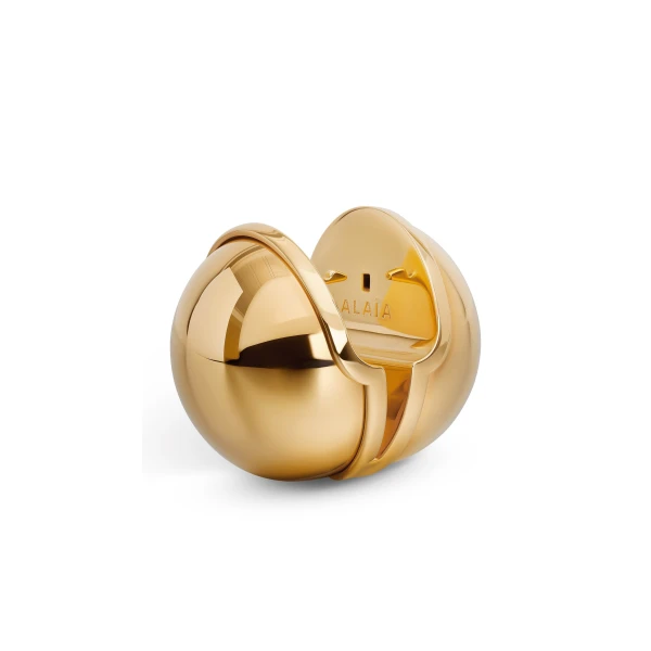 Alaia Sphere Earrings in Gold | Earrings | Luxury Shoes 