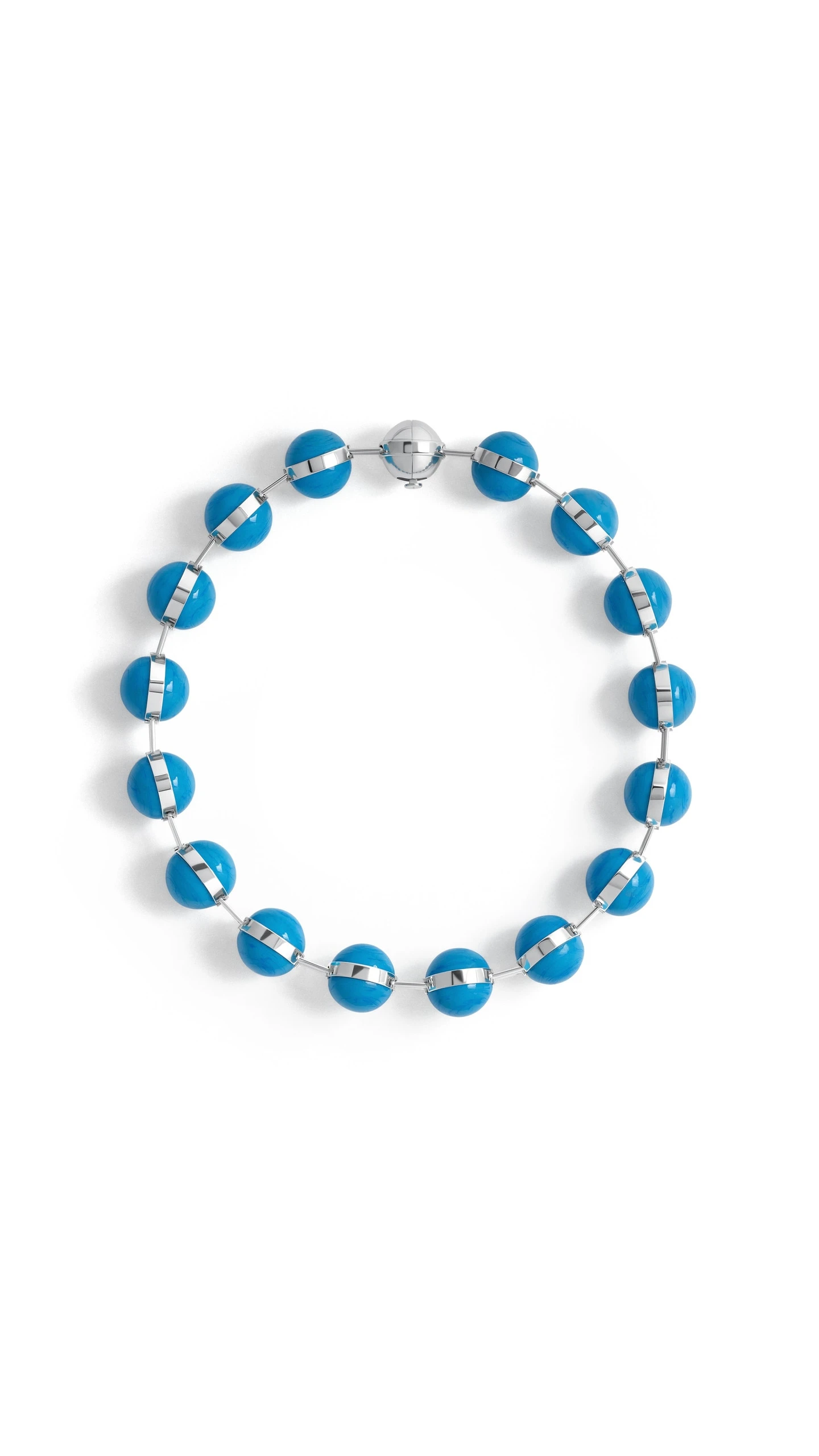 Alaia Sphere Necklace in Turquoise Alaia Sphere Necklace in Turquoise | Necklace | Luxury Shoes
