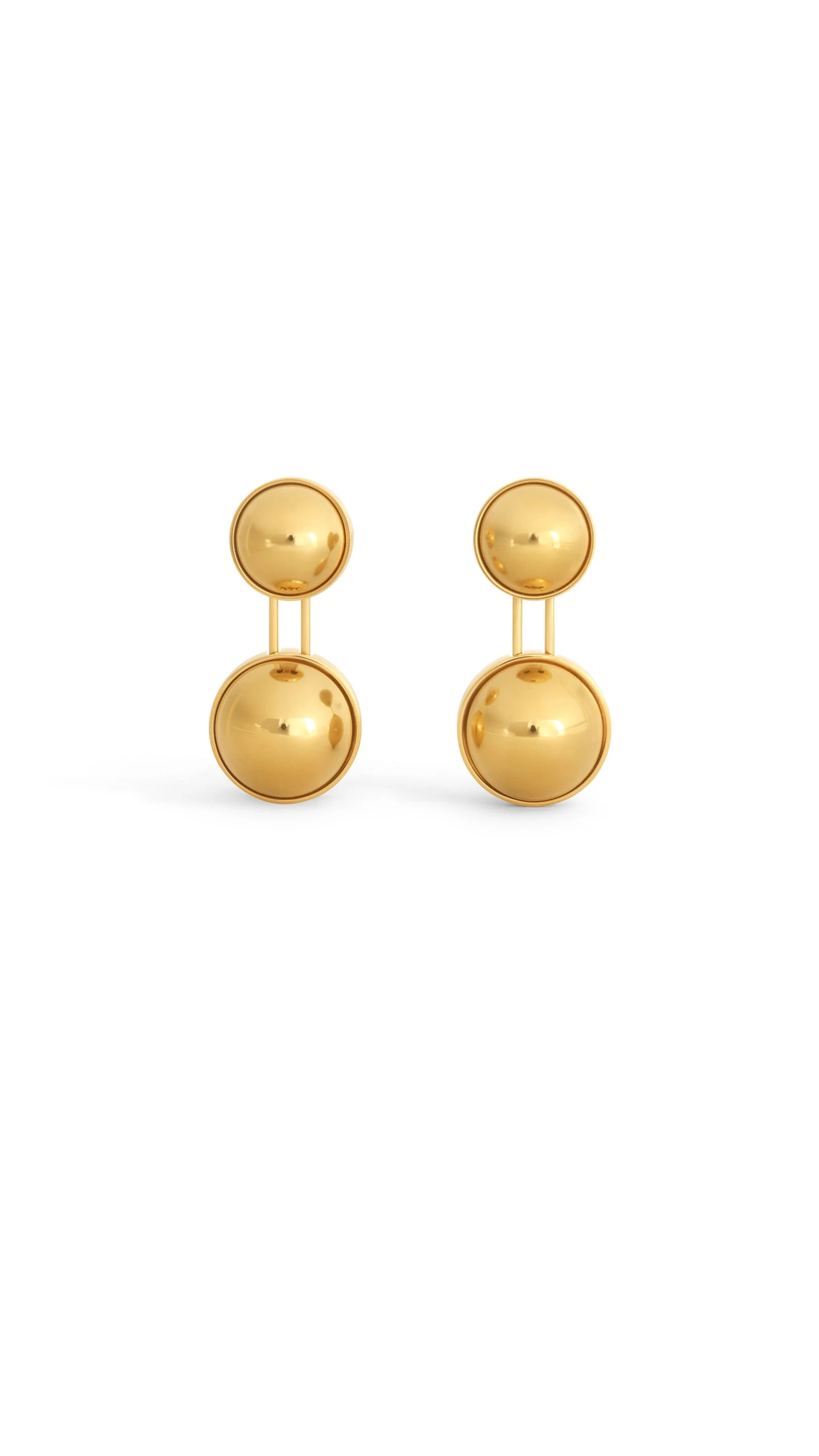 Alaia Sphere Small Pendant Earrings in Gold Alaia Sphere Small Pendant Earrings in Gold | Earrings | Luxury Shoes