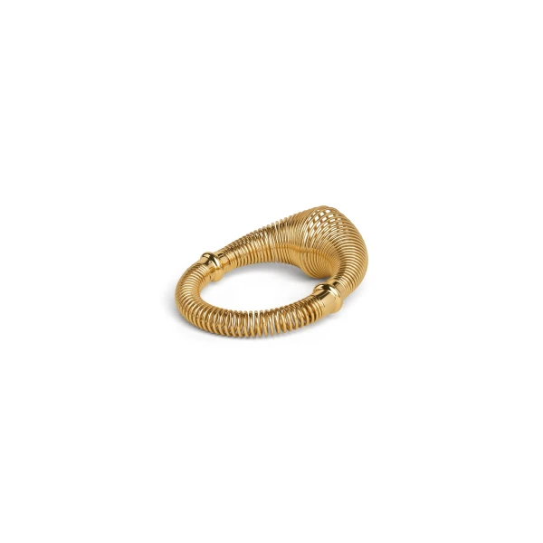 Alaia Spiral Bracelet in Gold | Bracelets | Luxury Shoes 