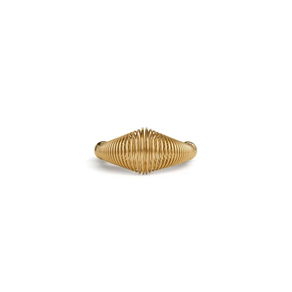 Alaia Spiral Bracelet in Gold | Bracelets | Luxury Shoes 