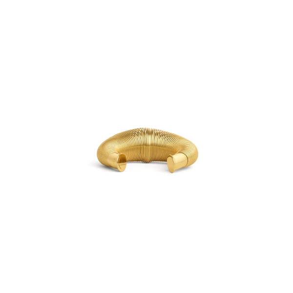 Alaia Spiral Cuff in Gold | Cuffs | Luxury Shoes 