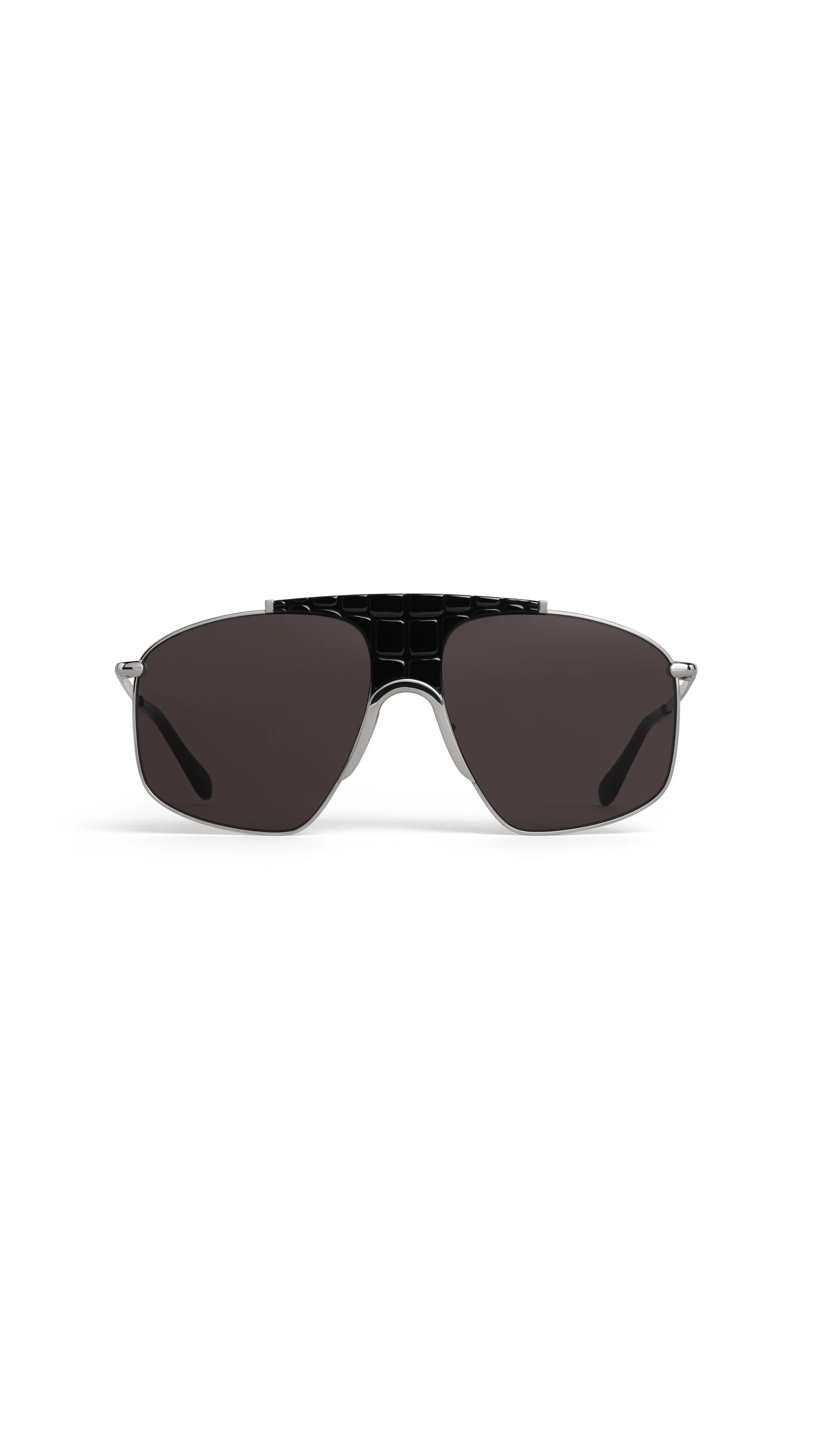 Alaia Square Aviator Sunglasses in Silver and Grey Alaia Square Aviator Sunglasses in Silver and Grey | Sunglasses | Luxury Shoes