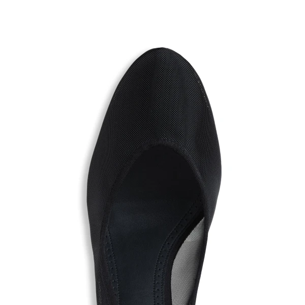Alaia Strappy Pumps in Mesh, Black, 100 mm | Heels | Luxury Shoes 