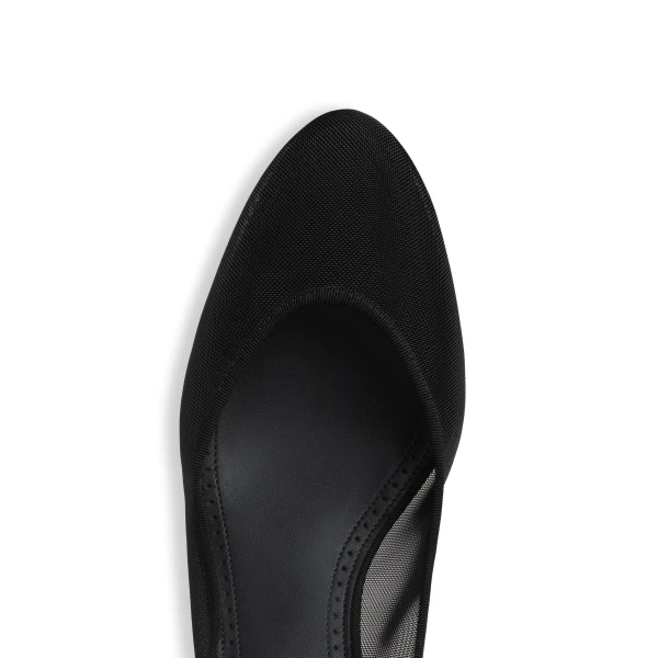 Alaia Strappy Pumps in Mesh, Black, 60 mm | Heels | Luxury Shoes 