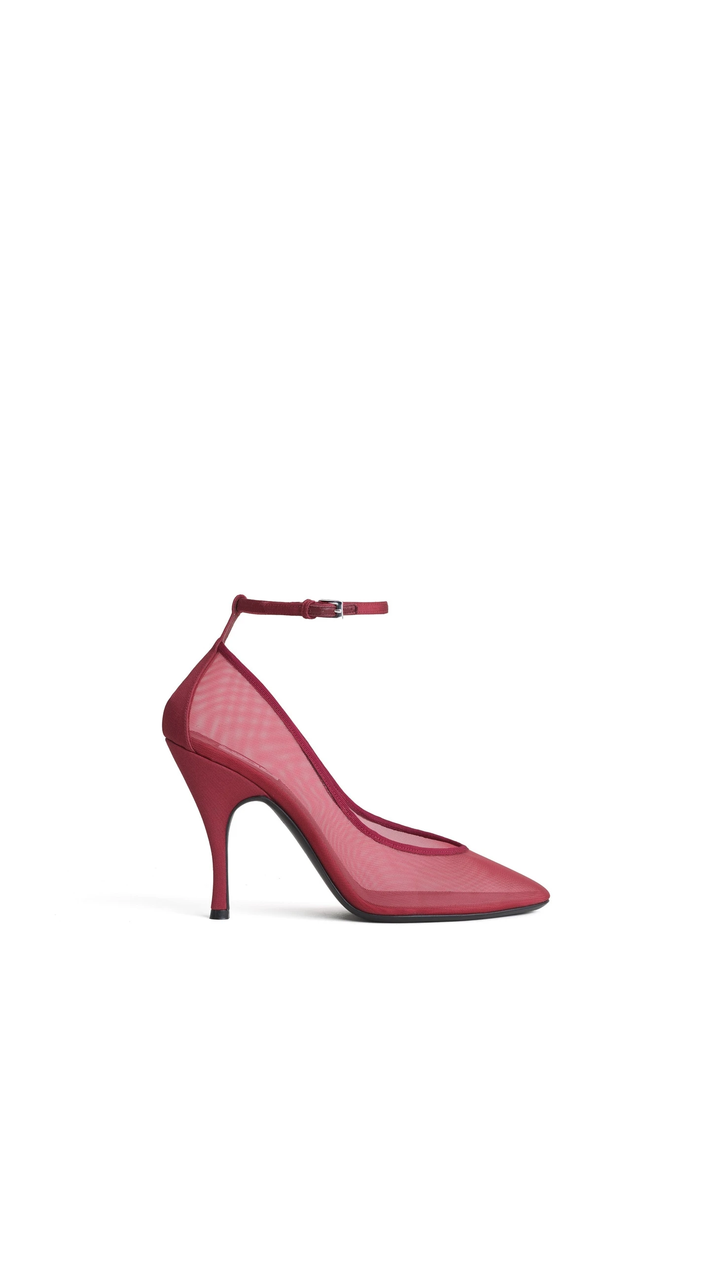Alaia Strappy Pumps in Mesh, Coral Alaia Strappy Pumps in Mesh, Coral | Heels | Luxury Shoes